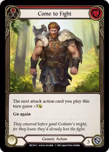 Come to Fight (Red) (ARC203), Arcane Rising — Flesh & Blood card price