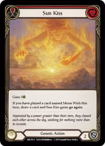 Sun Kiss (Red) (ARC212), Arcane Rising — Flesh & Blood card price
