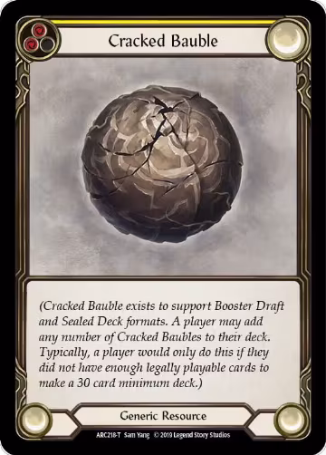 Cracked Bauble (ARC218), Arcane Rising — Flesh & Blood card price
