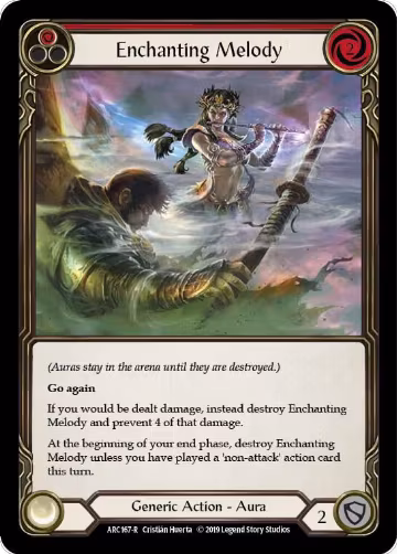 Enchanting Melody (Red) (ARC167), Arcane Rising — Flesh & Blood card price