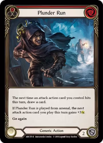 Plunder Run (Red) (ARC170), Arcane Rising — Flesh & Blood card price