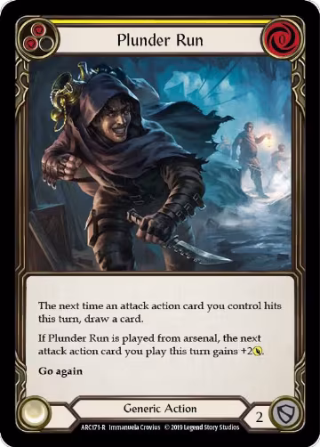 Plunder Run (Yellow) (ARC171), Arcane Rising — Flesh & Blood card price