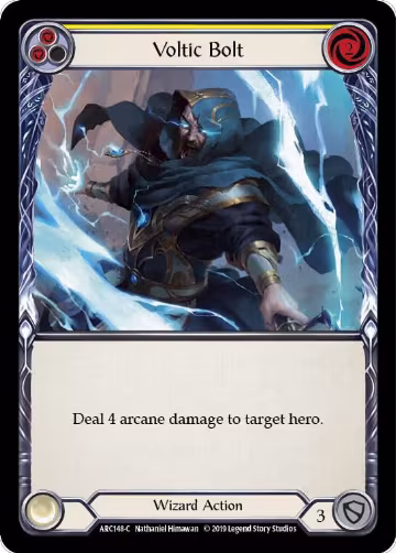 Voltic Bolt (Yellow) (ARC148), Arcane Rising — Flesh & Blood card price