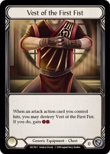 Vest of the First Fist (ARC152), Arcane Rising — Flesh & Blood card price