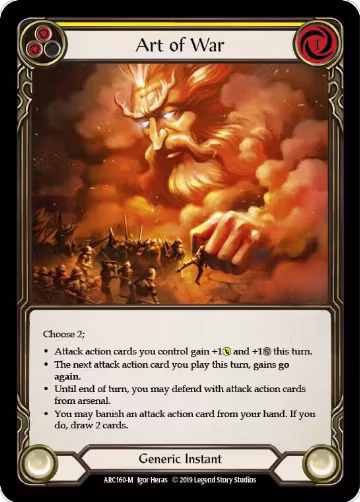 Art of War (ARC160), Arcane Rising — Flesh & Blood card price
