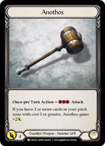 Anothos (CRU023), Crucible of War — Flesh & Blood card price
