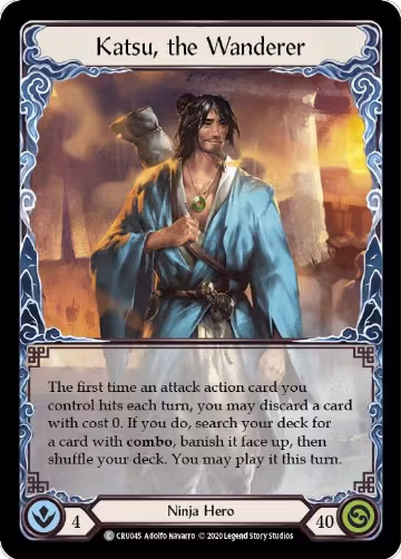 Katsu, the Wanderer (CRU045), Crucible of War — Flesh & Blood card price