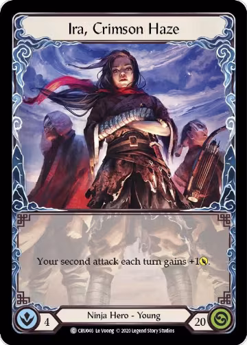 Ira, Crimson Haze (CRU046), Crucible of War — Flesh & Blood card price