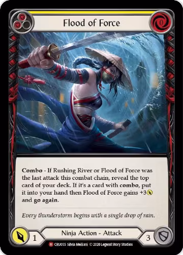 Flood of Force (CRU055), Crucible of War — Flesh & Blood card price