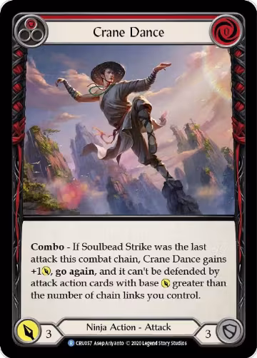 Crane Dance (Red) (CRU057), Crucible of War — Flesh & Blood card price