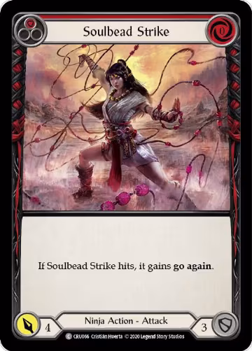 Soulbead Strike (Red) (CRU066), Crucible of War — Flesh & Blood card price