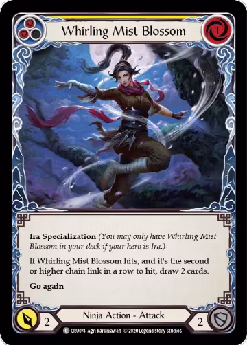 Whirling Mist Blossom (CRU074), Crucible of War — Flesh & Blood card price