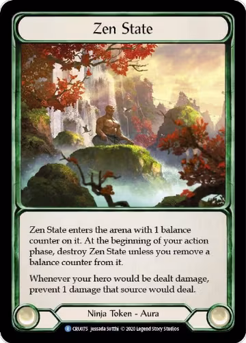 Zen State (CRU075), Crucible of War — Flesh & Blood card price