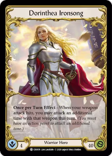Dorinthea Ironsong (CRU076), Crucible of War — Flesh & Blood card price