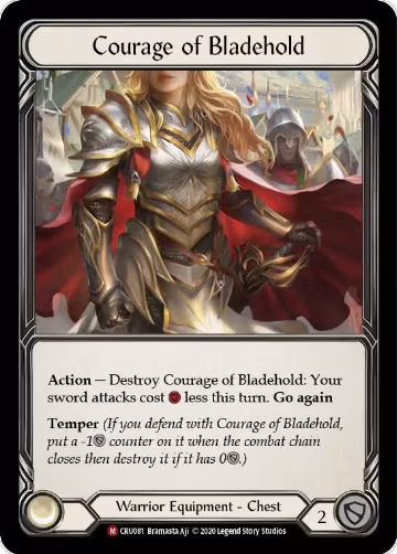 Courage of Bladehold (CRU081) — card price