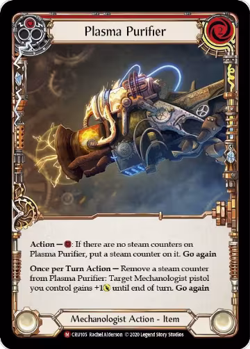 Plasma Purifier (CRU105), Crucible of War — Flesh & Blood card price