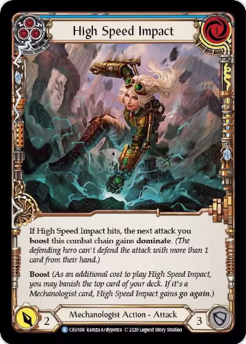 High Speed Impact (Blue) (CRU108), Crucible of War — Flesh & Blood card price