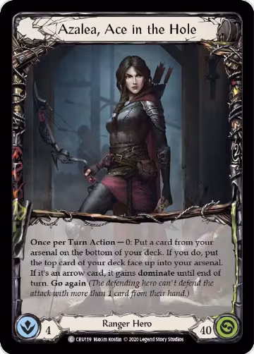 Azalea, Ace in the Hole (CRU119), Crucible of War — Flesh & Blood card price
