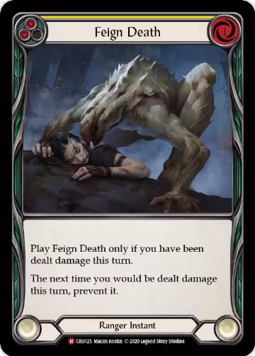 Feign Death (CRU125), Crucible of War — Flesh & Blood card price