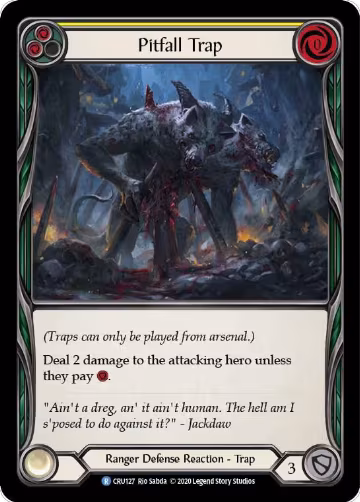 Pitfall Trap (CRU127), Crucible of War — Flesh & Blood card price