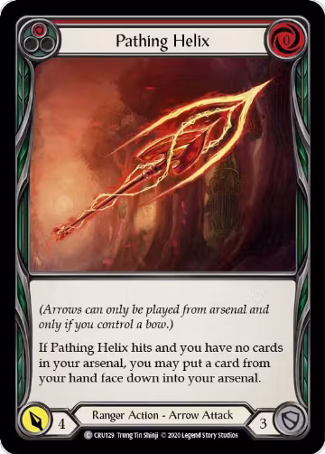 Pathing Helix (Red) (CRU129), Crucible of War — Flesh & Blood card price