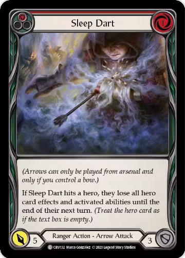 Sleep Dart (Red) (CRU132), Crucible of War — Flesh & Blood card price