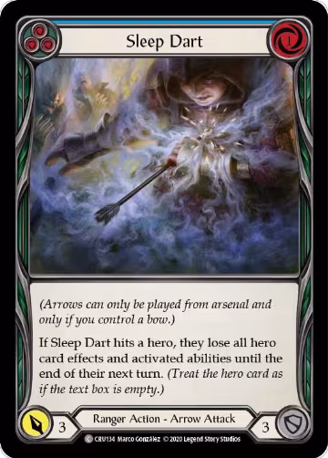 Sleep Dart (Blue) (CRU134), Crucible of War — Flesh & Blood card price