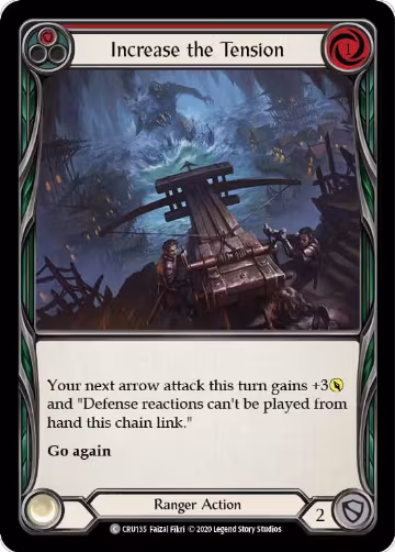 Increase the Tension (Red) (CRU135), Crucible of War — Flesh & Blood card price