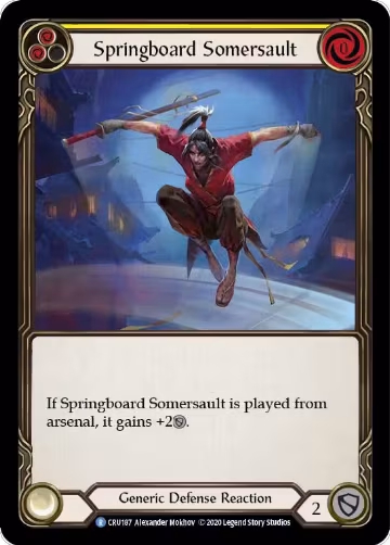 Springboard Somersault (CRU187), Crucible of War — Flesh & Blood card price