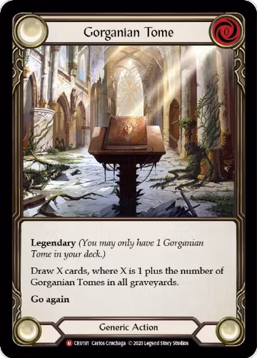 Gorganian Tome (CRU181), Crucible of War — Flesh & Blood card price