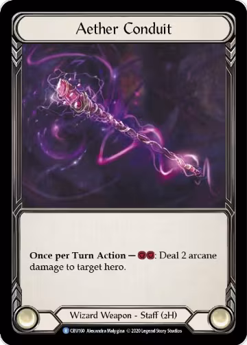 Aether Conduit (CRU160), Crucible of War — Flesh & Blood card price