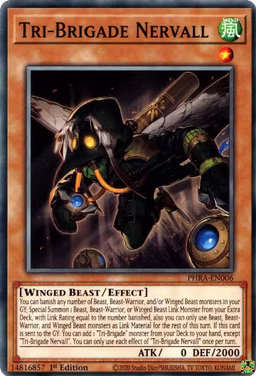 Tri-Brigade Nervall (PHRA-EN006), Phantom Rage — Yu-Gi-Oh! card price