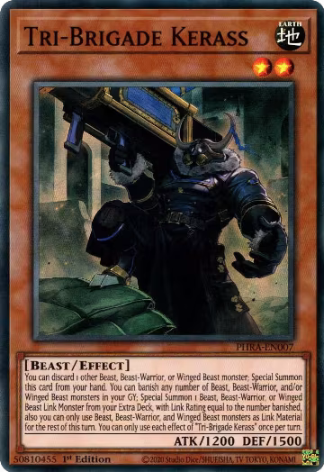 Tri-Brigade Kerass (PHRA-EN007), Phantom Rage — Yu-Gi-Oh! card price