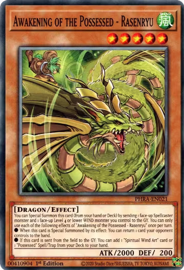 Awakening of the Possessed - Rasenryu (PHRA-EN021), Phantom Rage — Yu-Gi-Oh! card price