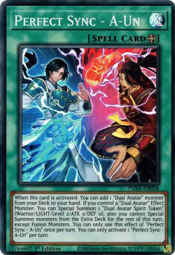 Perfect Sync - A-Un (PHRA-EN058), Phantom Rage — Yu-Gi-Oh! card price