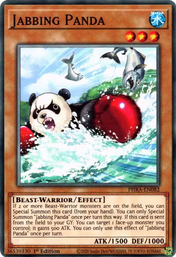 Jabbing Panda (PHRA-EN082), Phantom Rage — Yu-Gi-Oh! card price