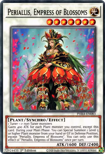 Periallis, Empress of Blossoms (PHRA-EN083), Phantom Rage — Yu-Gi-Oh! card price