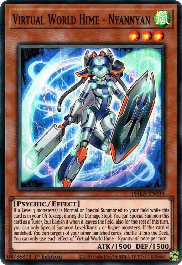 Virtual World Hime - Nyannyan (PHRA-EN099), Phantom Rage — Yu-Gi-Oh! card price