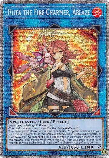 Hiita the Fire Charmer, Ablaze (Starlight Rare) (PHRA-EN100) — card price