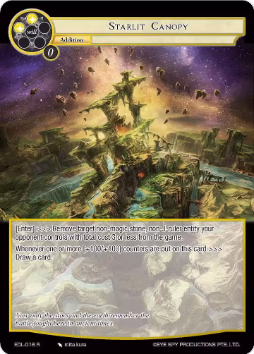 Starlit Canopy (EDL-016), The Epic of the Dragon Lord — Force of Will card price