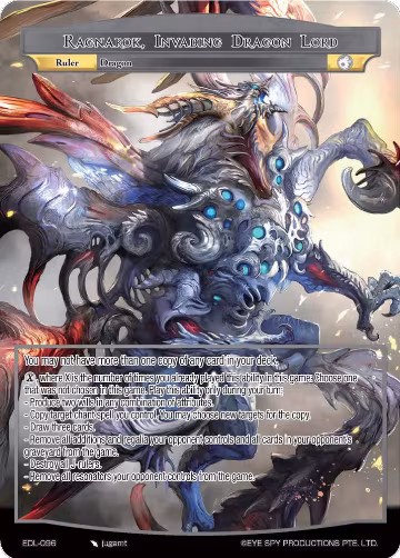 Ragnarok, Invading Dragon Lord (EDL-096 RR), The Epic of the Dragon Lord — Force of Will card price