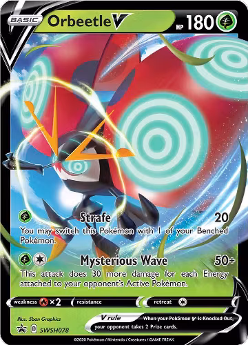 Orbeetle V - SWSH078 (SWSH078), Sword & Shield Promo Cards — Pokémon card price