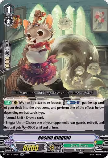 Besom Ringtail (V-BT11/027EN), V-BT11: Storm of the Blue Cavalry — Vanguard card price