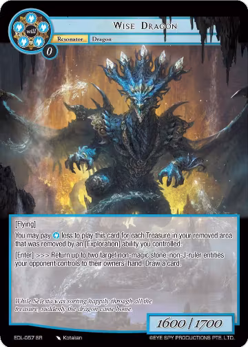 Wise Dragon (EDL-057), The Epic of the Dragon Lord — Force of Will card price