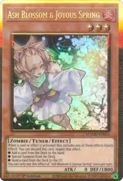 Ash Blossom & Joyous Spring (MAGO-EN011), Maximum Gold — Yu-Gi-Oh! card price