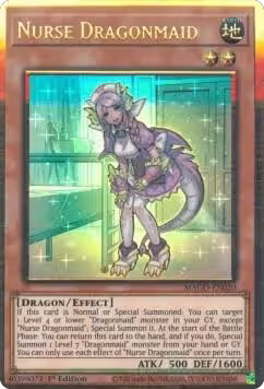 Nurse Dragonmaid (MAGO-EN020), Maximum Gold — Yu-Gi-Oh! card price