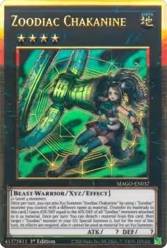 Zoodiac Chakanine (MAGO-EN037), Maximum Gold — Yu-Gi-Oh! card price
