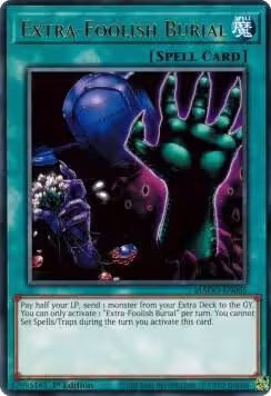 Extra-Foolish Burial (MAGO-EN055), Maximum Gold — Yu-Gi-Oh! card price