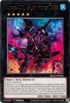 Number C101: Silent Honor DARK (MAGO-EN061), Maximum Gold — Yu-Gi-Oh! card price