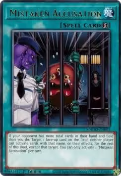 Mistaken Accusation (MAGO-EN081), Maximum Gold — Yu-Gi-Oh! card price
